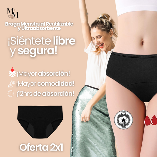 1+1 GRATIS/ DOBLE COMODIDAD, CERO DESECHABLES CON LUNAWEAR™