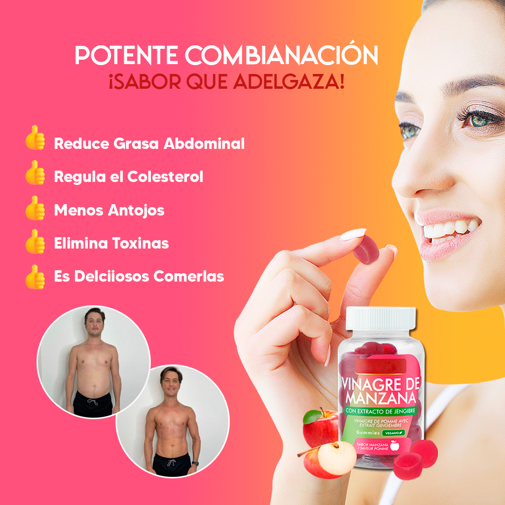Gummies Vinagre de Manzana: Tu Aliado Natural para Bajar de Peso
