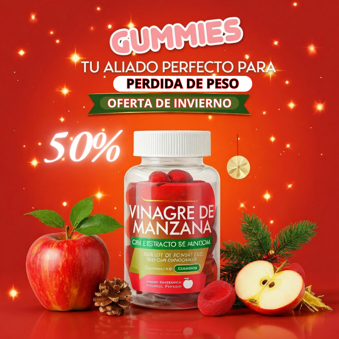 Gummies Vinagre de Manzana: Tu Aliado Natural para Bajar de Peso "Producto Local"