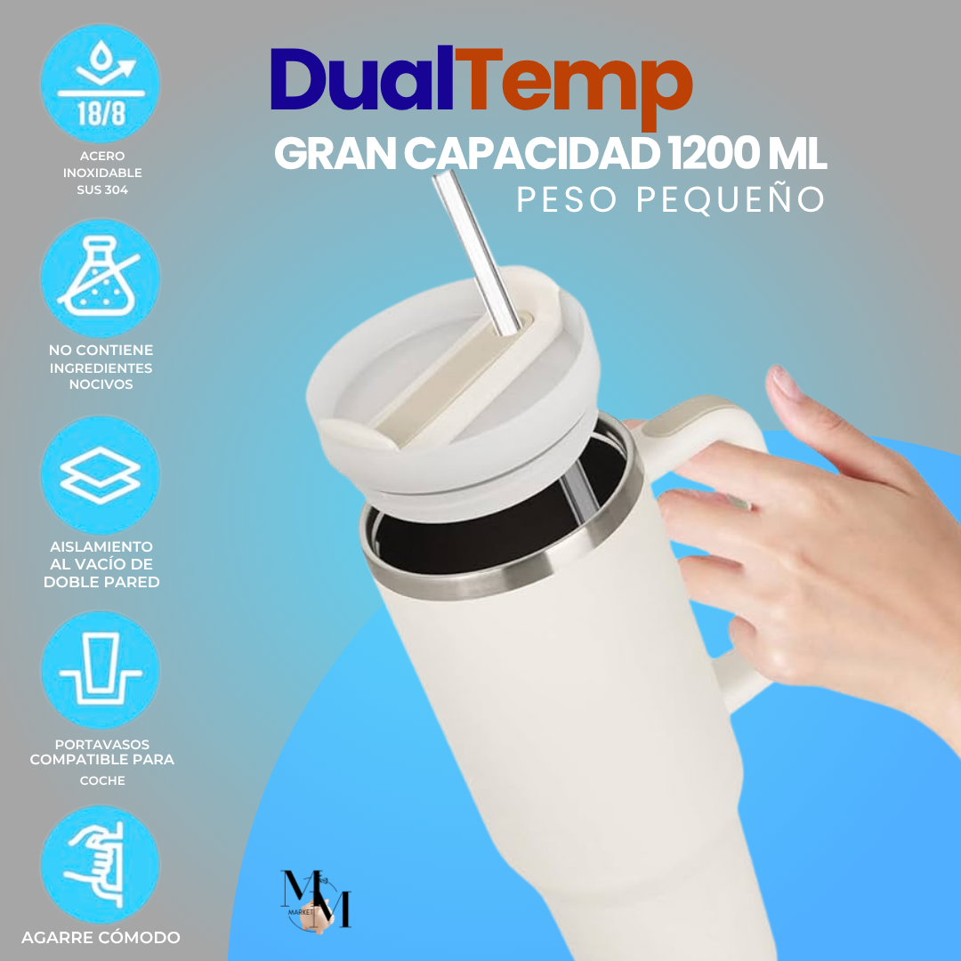 DUALTEMP™ – TU BEBIDA PERFECTA TODO EL DÍA, CALIENTE O FRÍA