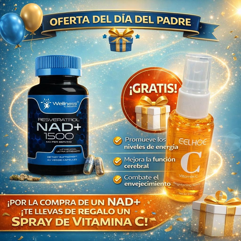 Oferta Dia del Padre💪 Nad + Spray Vitamina C