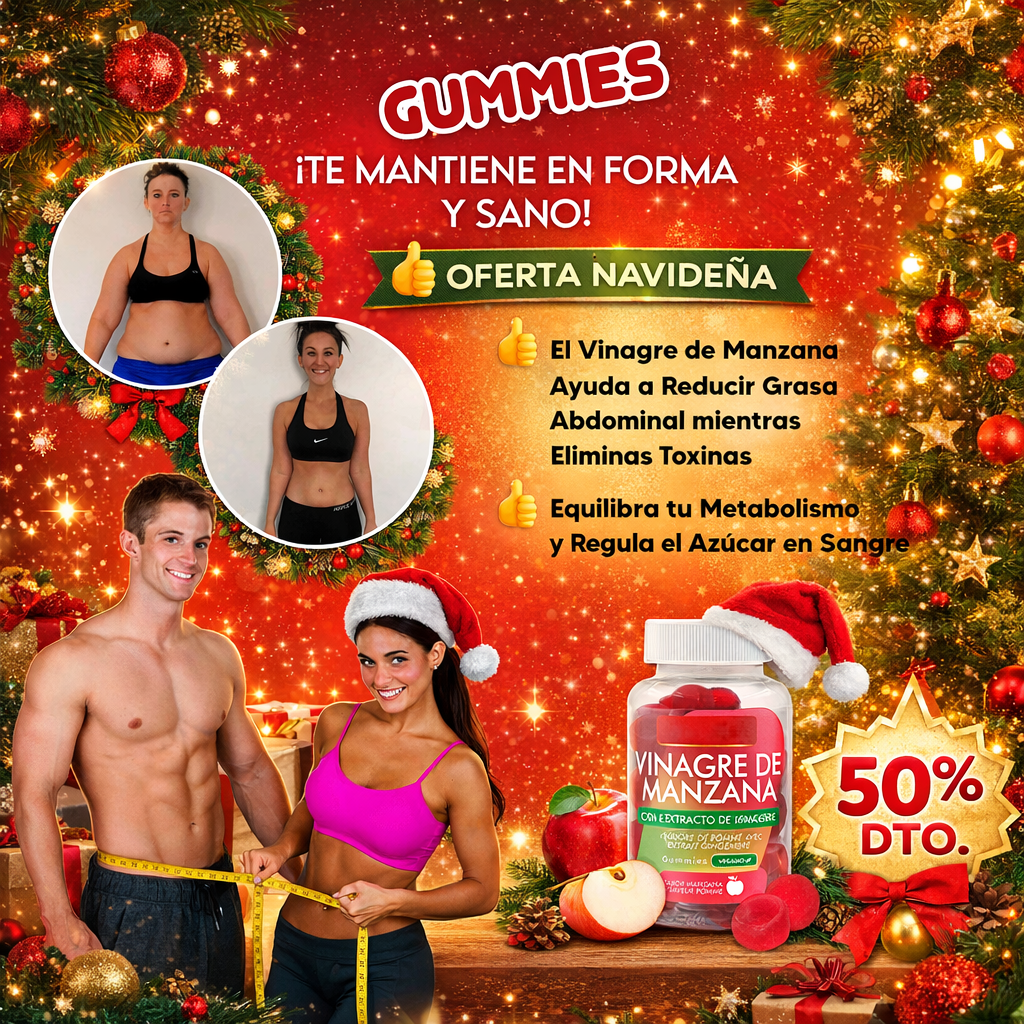 Gummies Vinagre de Manzana: Tu Aliado Natural para Bajar de Peso "Producto Local"