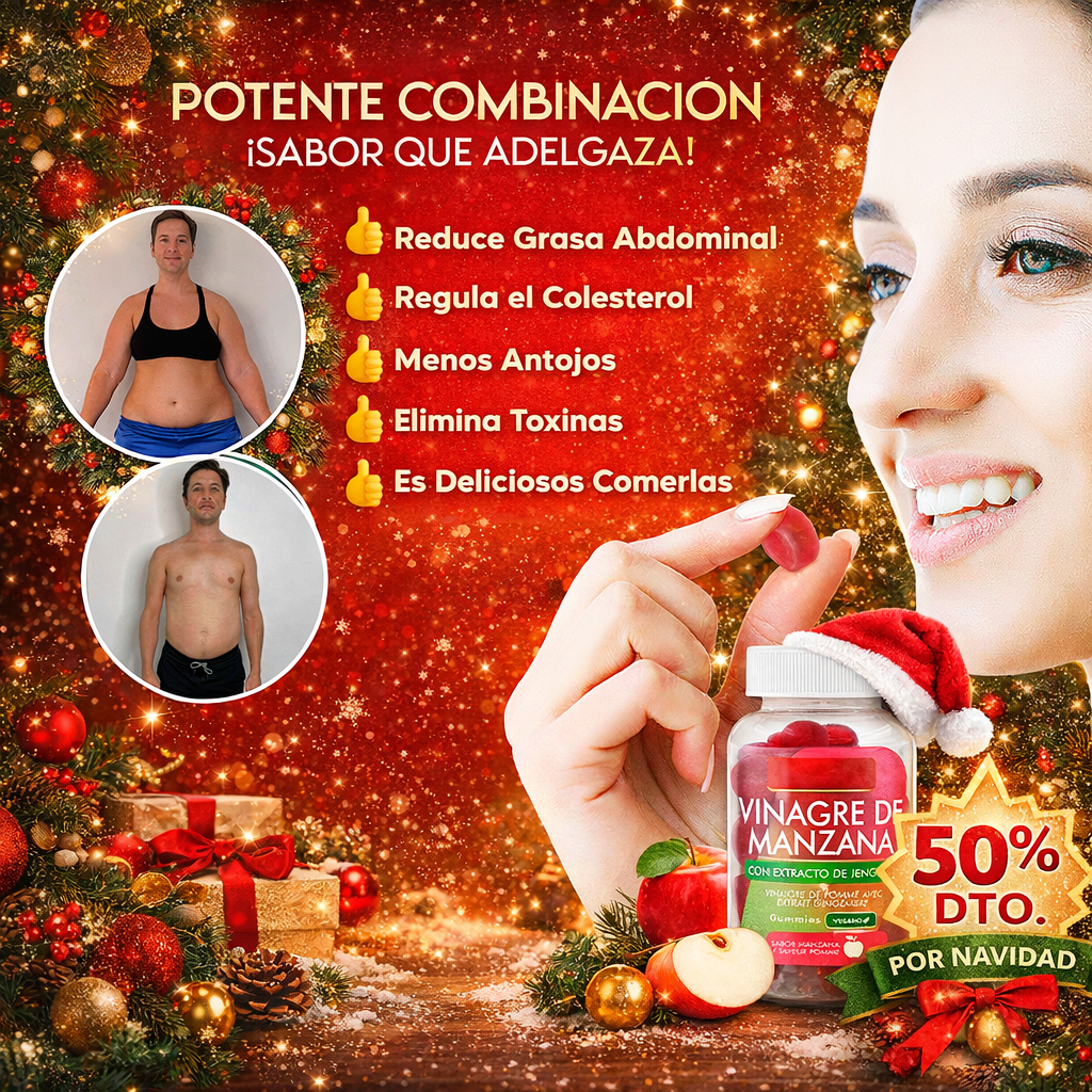 Gummies Vinagre de Manzana: Tu Aliado Natural para Bajar de Peso "Producto Local"