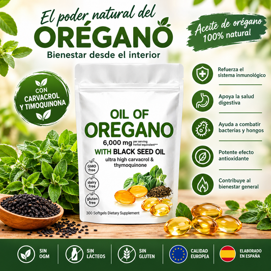 Cápsulas de aceite de orégano (60 cápsulas)