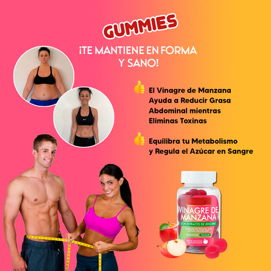 Gummies Vinagre de Manzana: Tu Aliado Natural para Bajar de Peso