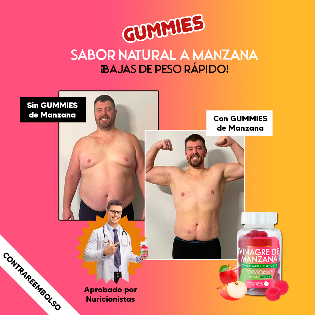 Gummies Vinagre de Manzana: Tu Aliado Natural para Bajar de Peso