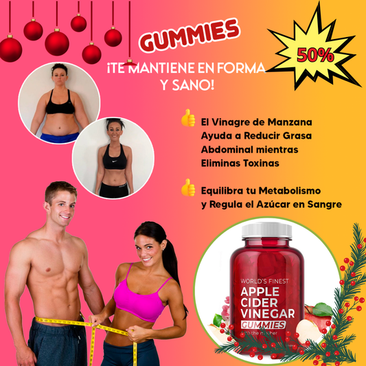 Gummies Vinagre de Manzana: Tu Aliado Natural para Bajar de Peso