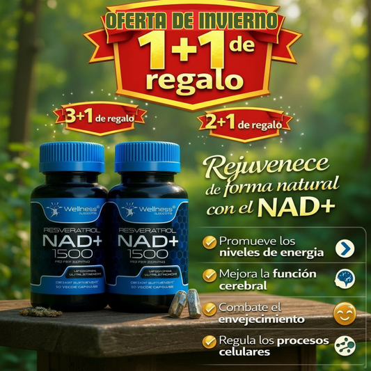 "Producto Local" Suplemento liposomal NAD+ con resveratrol