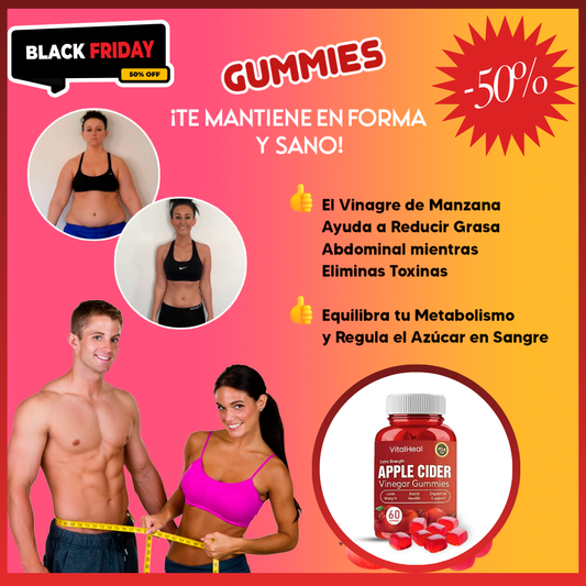 Gummies Vinagre de Manzana: Tu Aliado Natural para Bajar de Peso