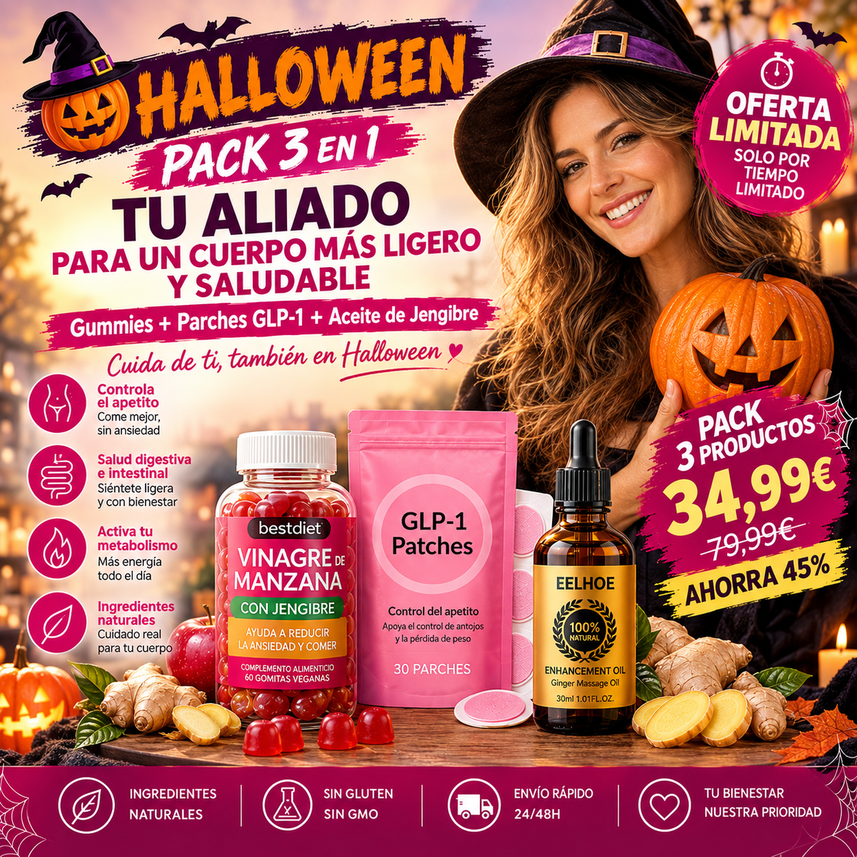 Pack Adelgazante-Salud y Bienestar