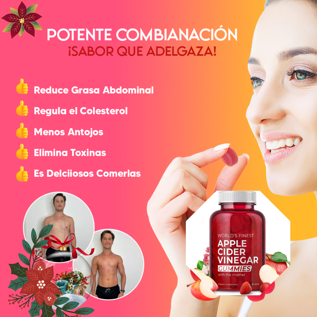 Gummies Vinagre de Manzana: Tu Aliado Natural para Bajar de Peso